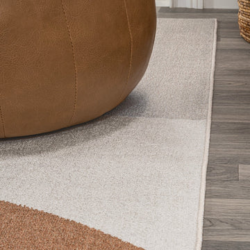 Pebble Geometric Kids & Novelty Machine-washable Area Rug